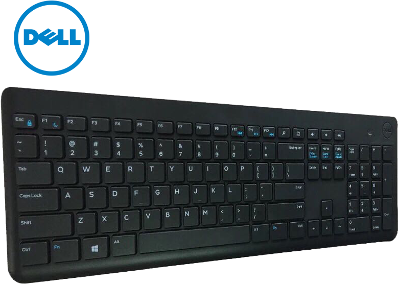 Dell Dell Wireless Keyboard And Mouse Set Km117 Wireless - Dell Wireless Keyboard And Mouse Png, Transparent Png PNG with transparent background