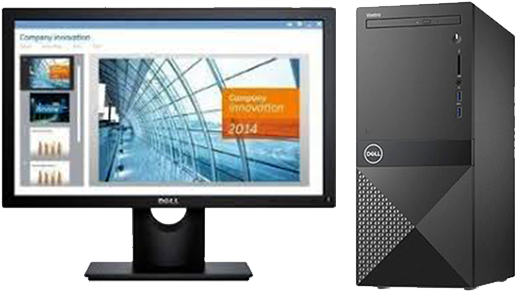 Dell Desktop Setup2014 PNG with transparent background