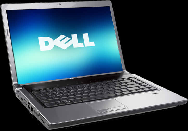 Dell Laptop Displaying Logo