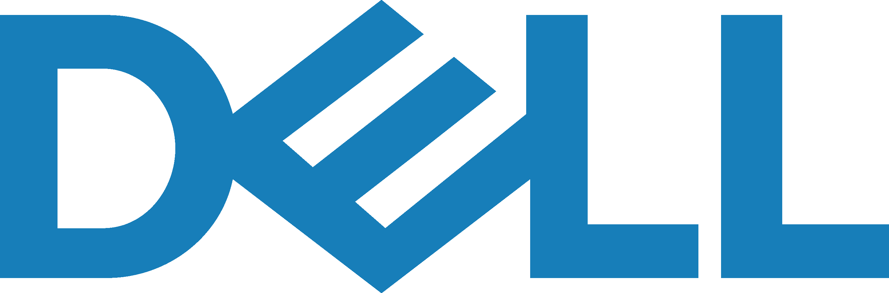 Dell Logo Blue Background