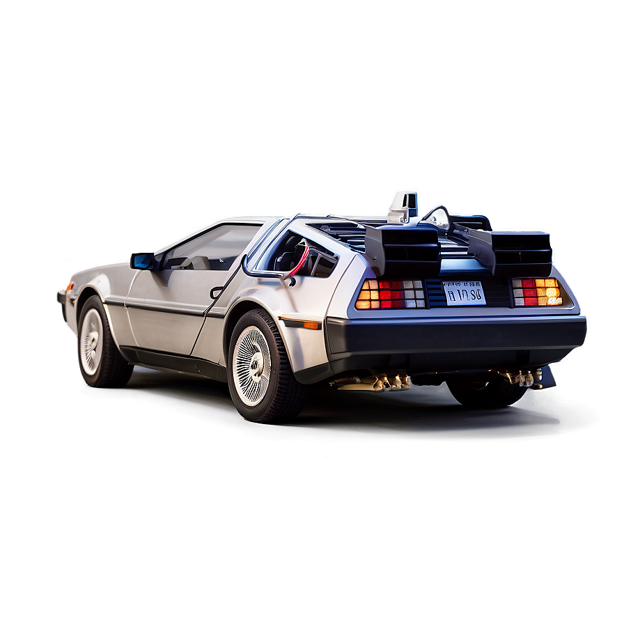 Delorean In Dramatic Sunset Light Png 73