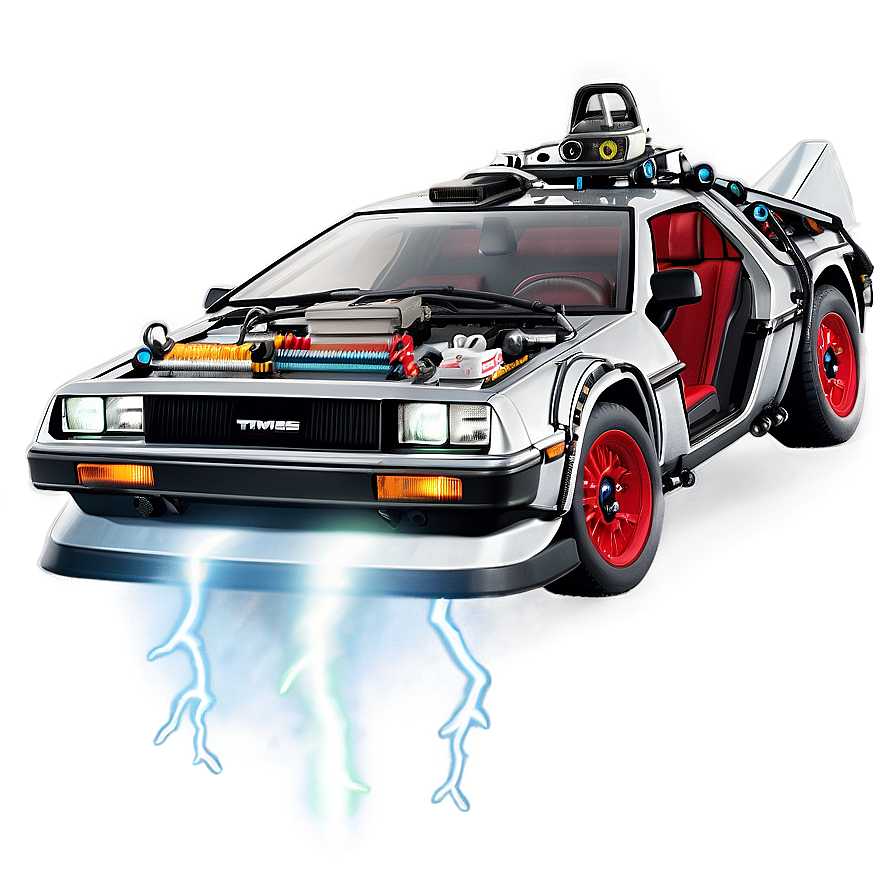 Delorean Time Machine Back To The Future Png Cbt34