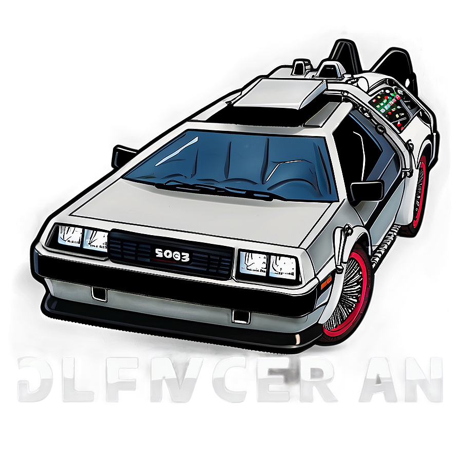 Delorean Time Machine Back To The Future Png Lfu70