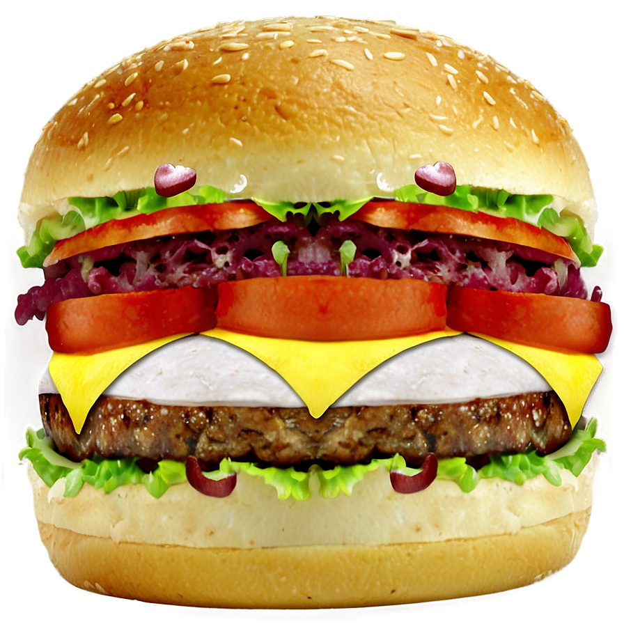 Deluxe Burger Png 05042024