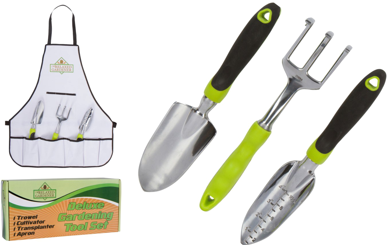 Deluxe Gardening Tool Setwith Apron