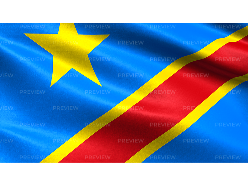 Democratic Republicof Congo Flag