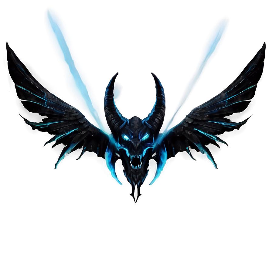 Demon With Black Wings Png 9