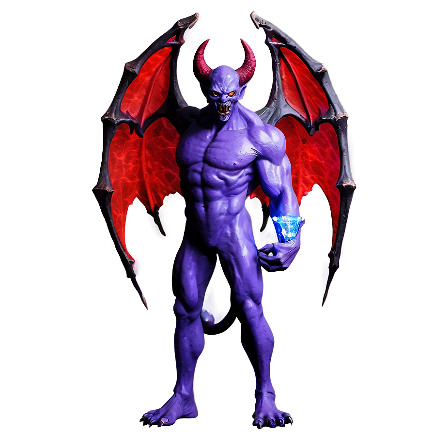 Demon With Crystal Png 05062024