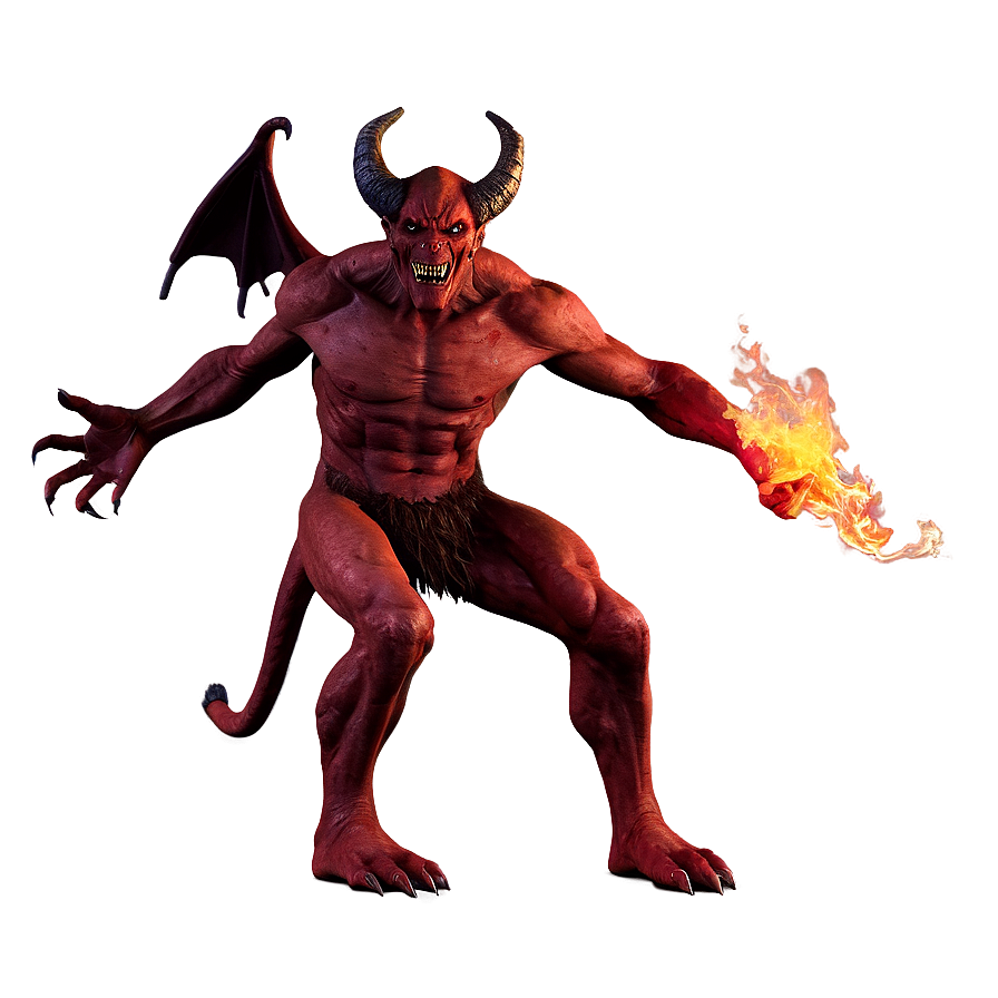 Demon With Fire Png Yfg68