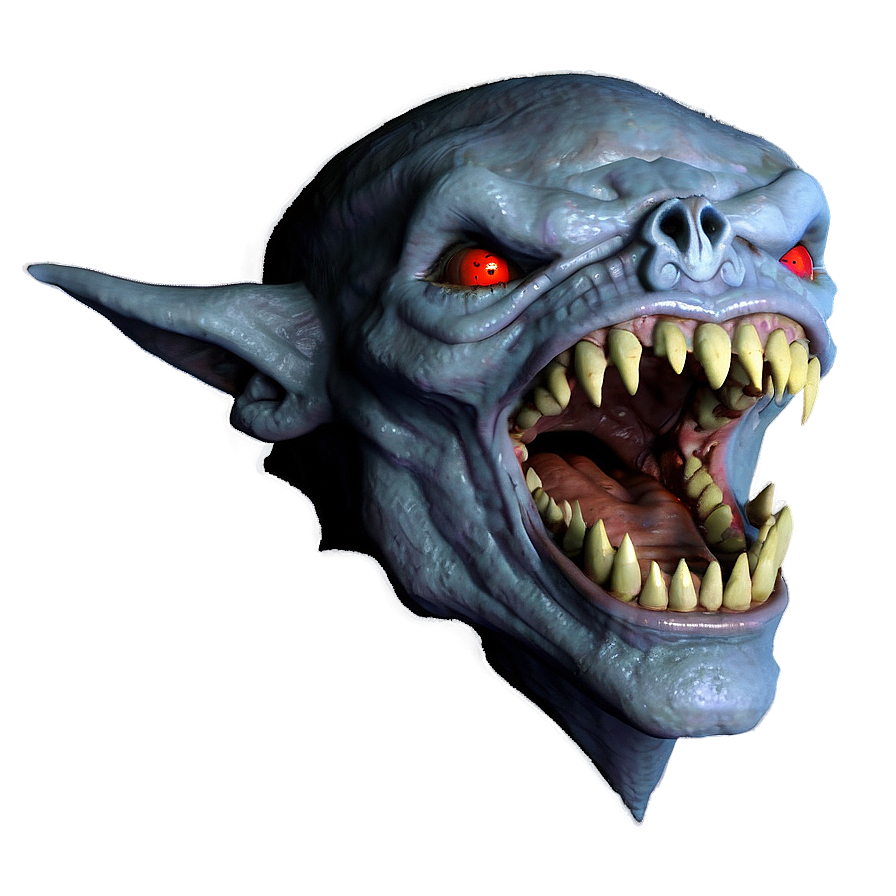 Demon With Red Eyes Png Gqh94