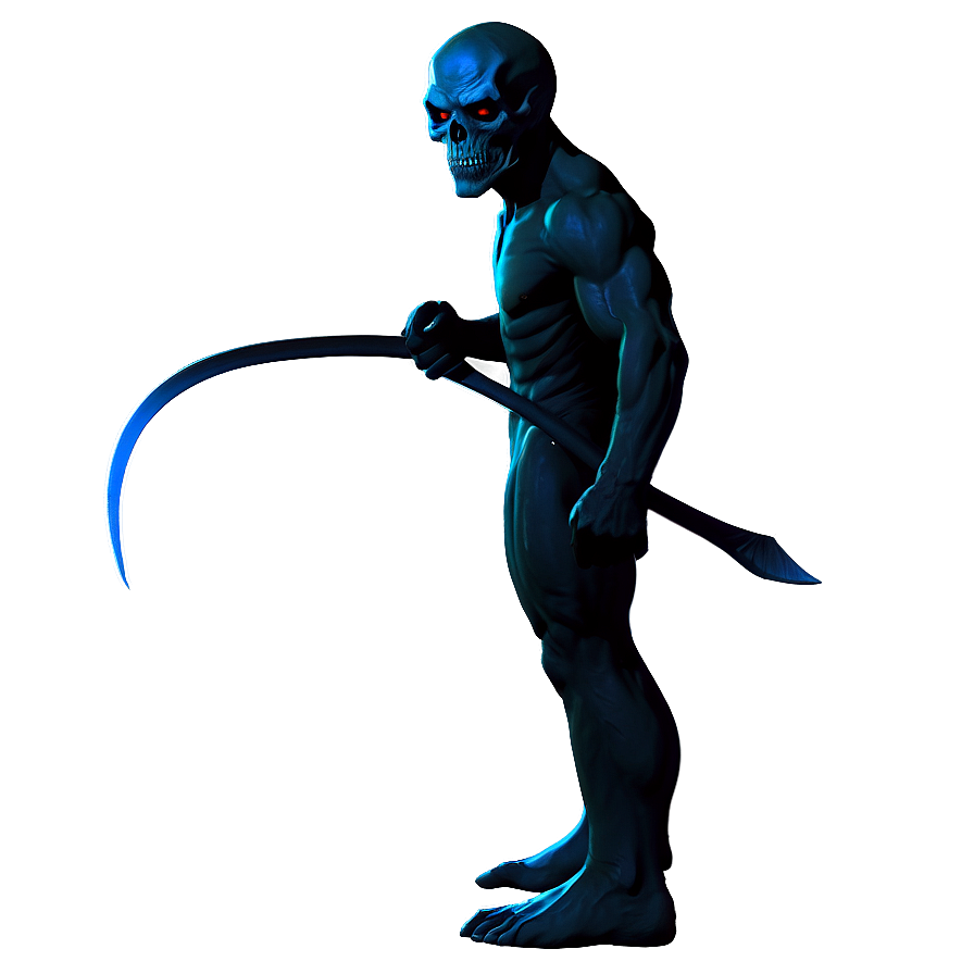 Demon With Scythe Png 05062024