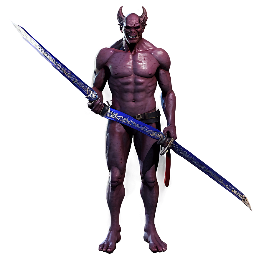 Demon With Sword Png Bbi27