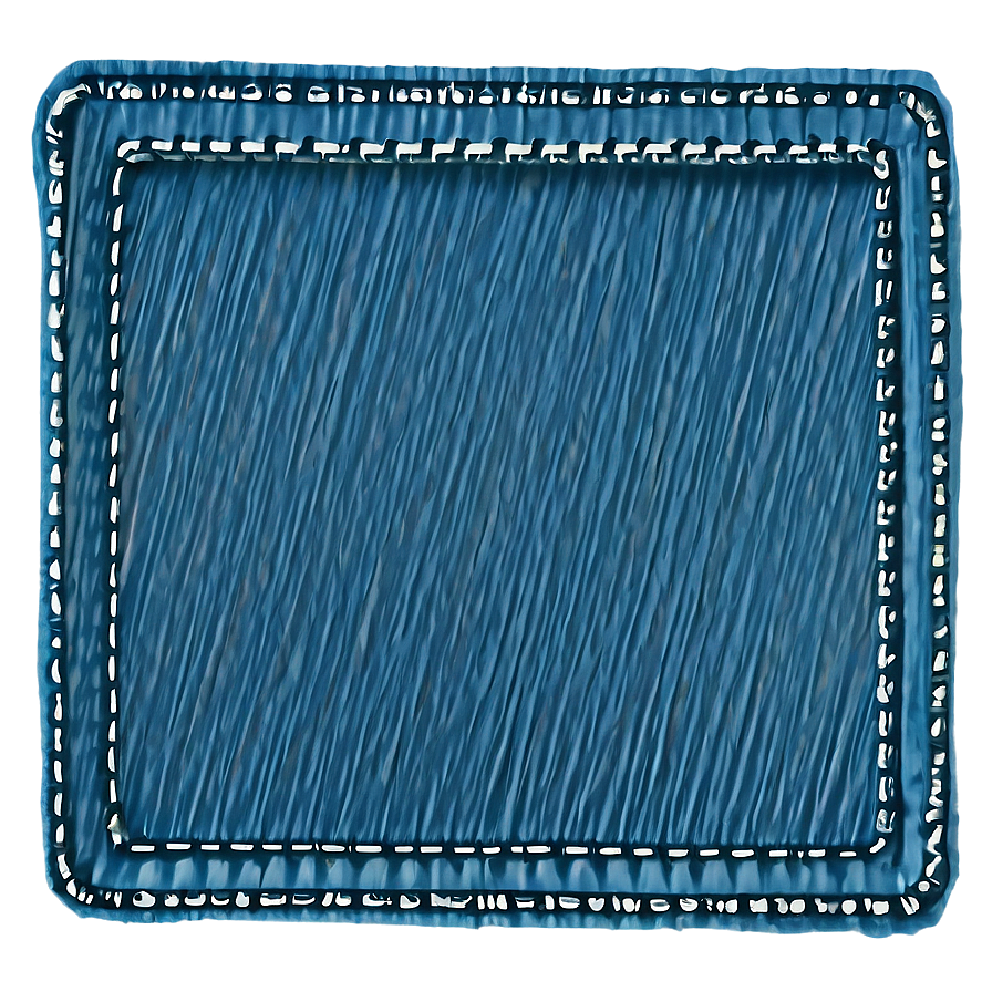 Denim Blue Square Outline Png 06272024