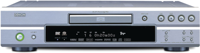 Denon D V D Player Front View