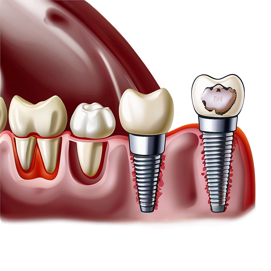 Dental Implants Diagram PNG 19 PNG with transparent background