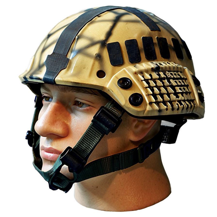 Desert Camo Combat Helmet Png Bpv51