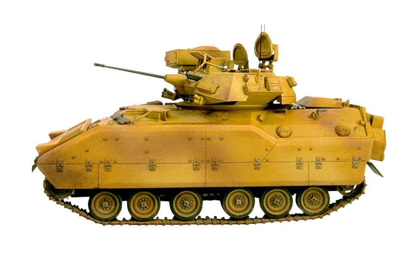 Desert Camouflage Armored Vehicle PNG with transparent background