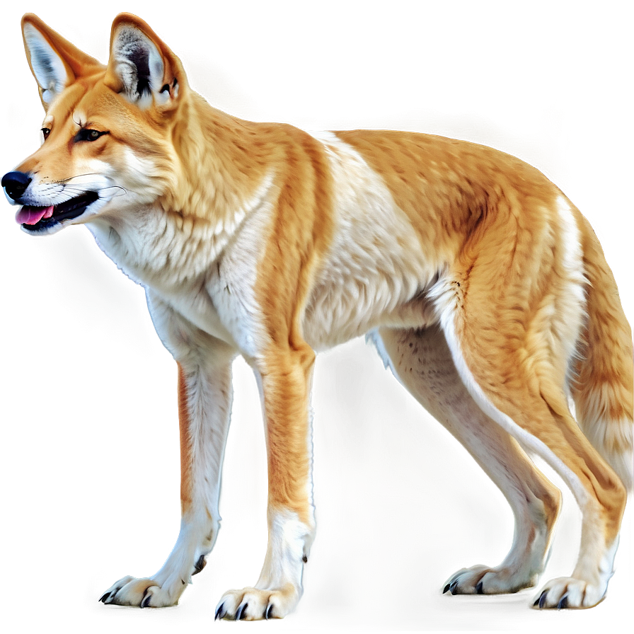 Desert Dingo Artwork Png Dia68