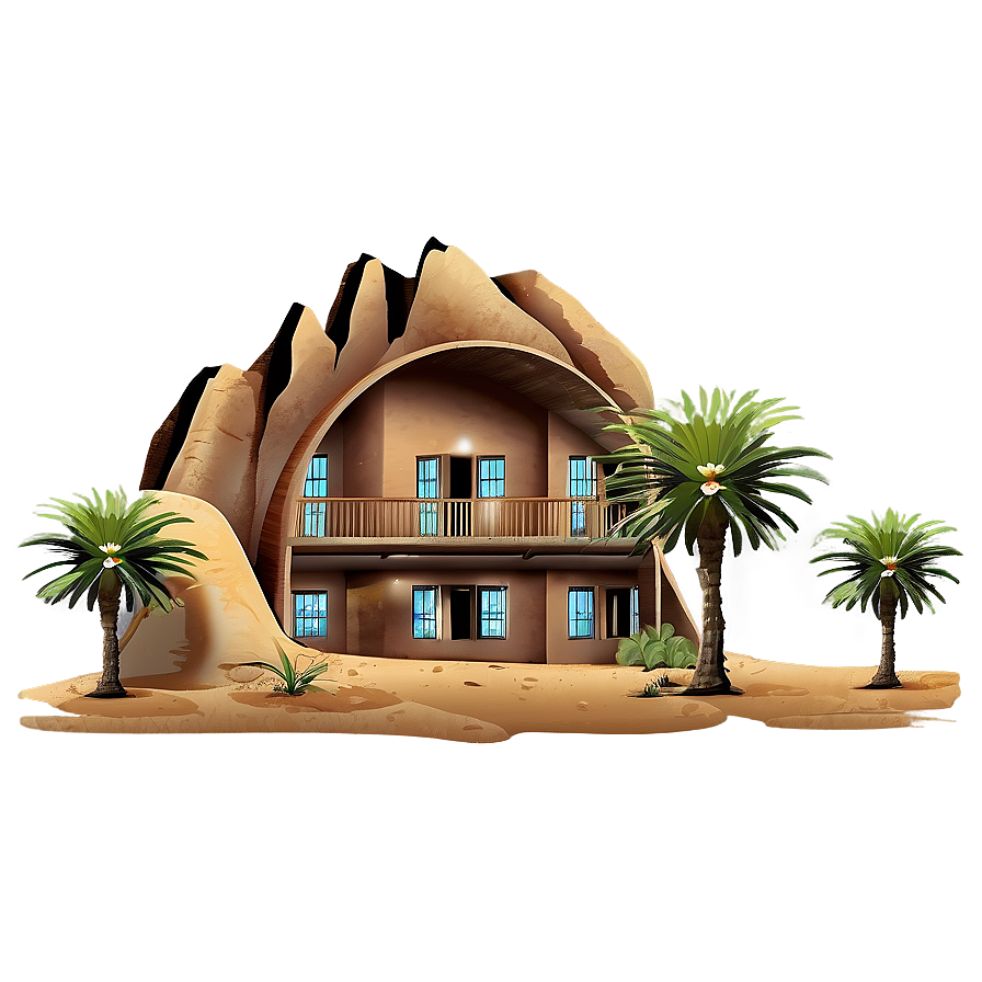 Desert Houses Png Pyv