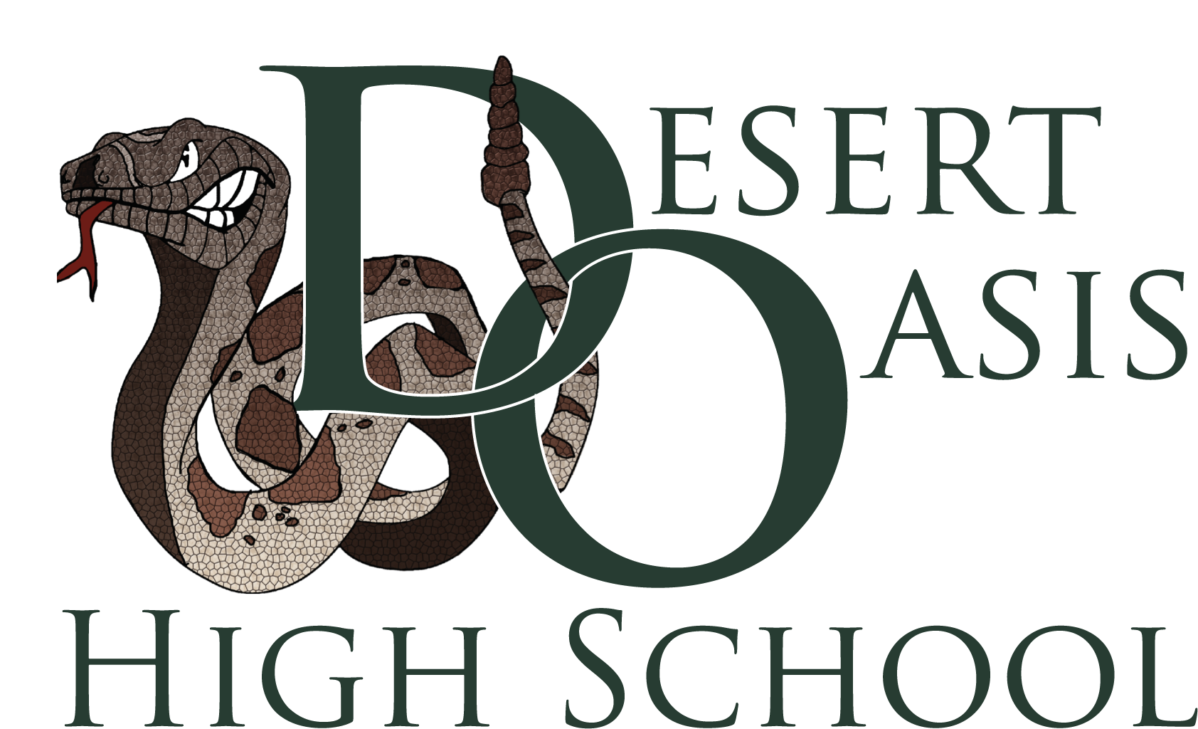 Desert Oasis High School Logo PNG with transparent background