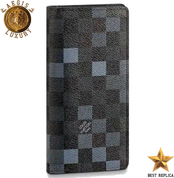 Designer Checkered Pattern Wallet