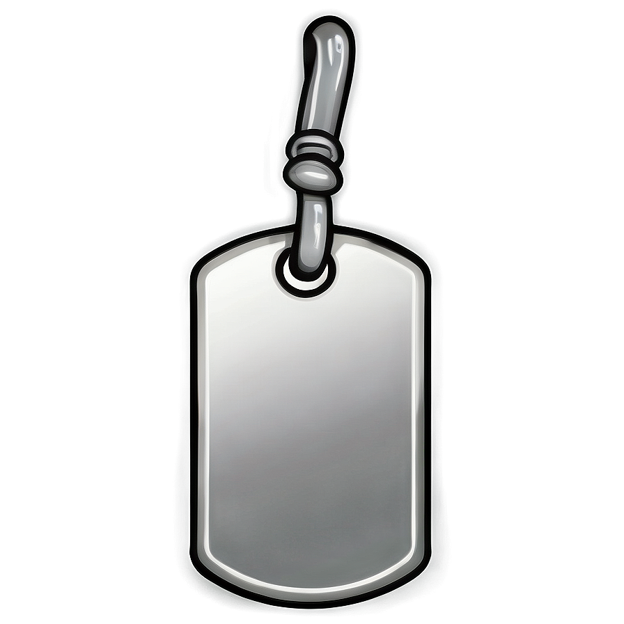 Designer Dog Tag Drawing Png 06122024