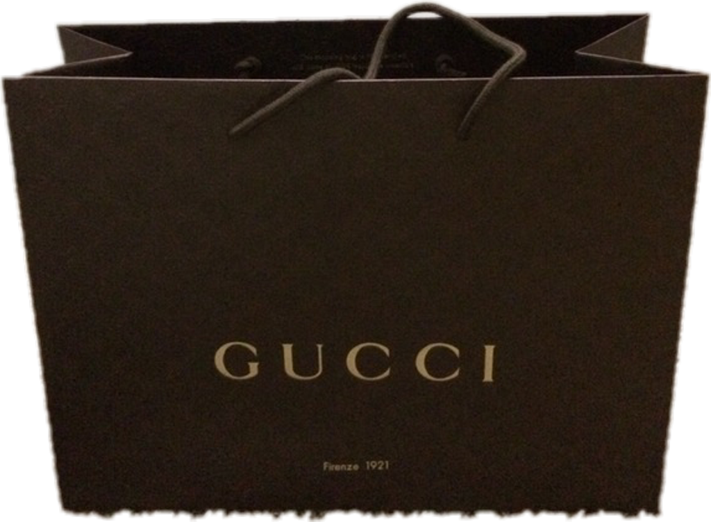 #gucci #paper #bag - Transparent Background Gucci Shopping Bag Png, Png Download PNG image with a transparent background, free high-resolution download