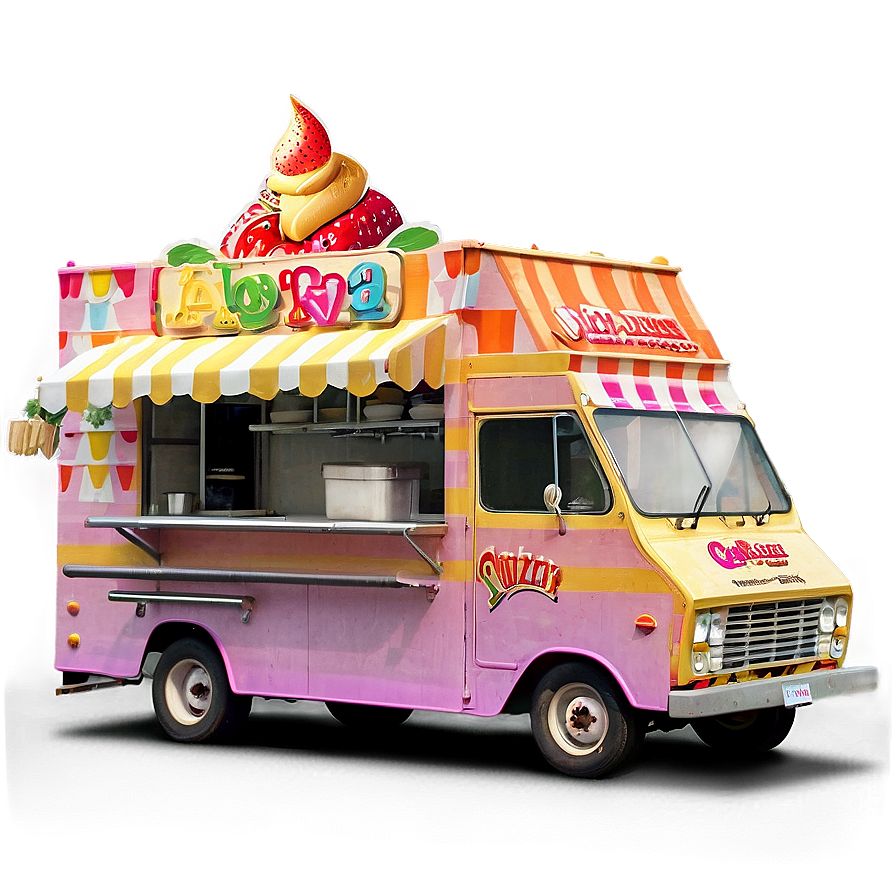 Dessert Food Truck Png Vfd