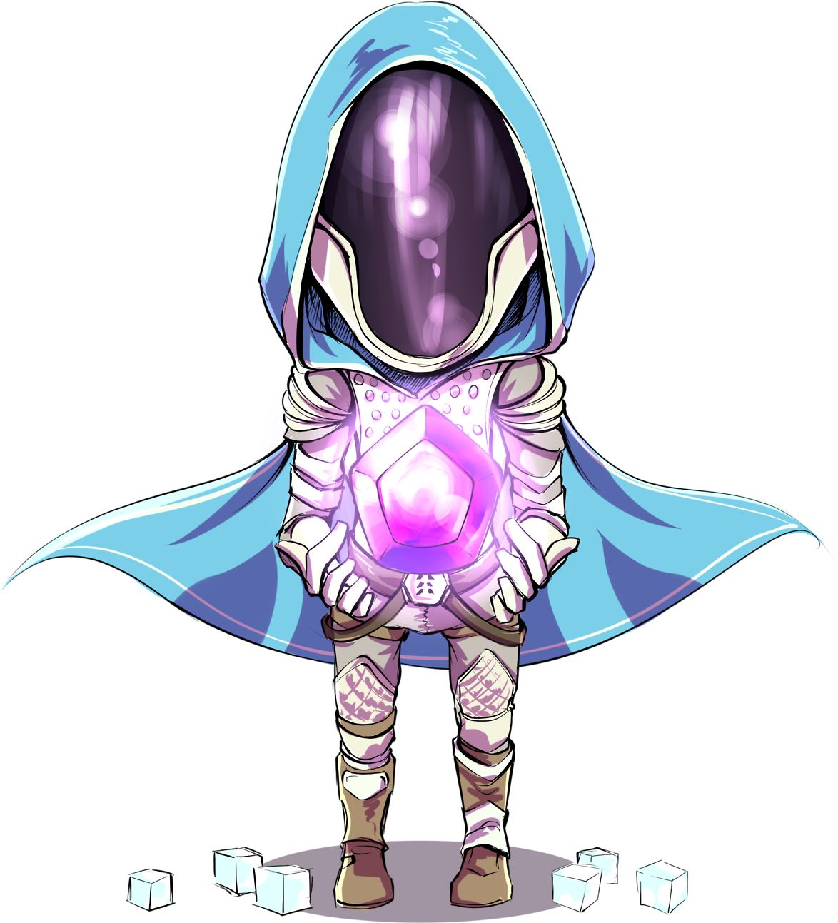 Destiny Destiny 2 Destiny2 Gaurdian Destiny Guardian - Destiny 2 Chibi Transparent, HD Png Download PNG with transparent background