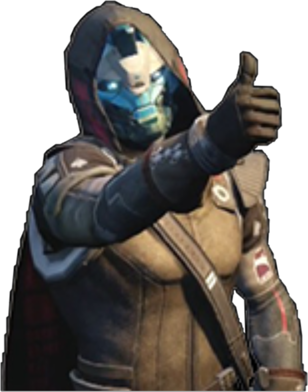 Destiny2 Exo Character Thumbs Up