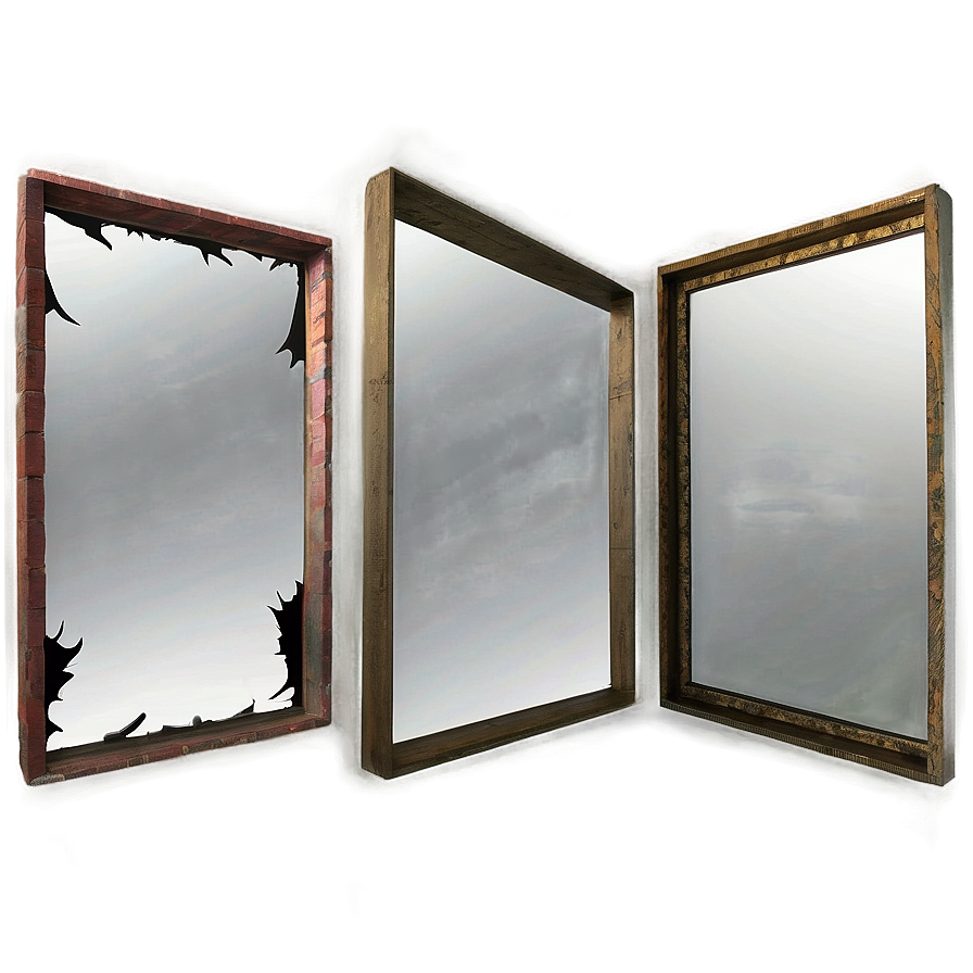 Destroyed Mirror View Png Alo