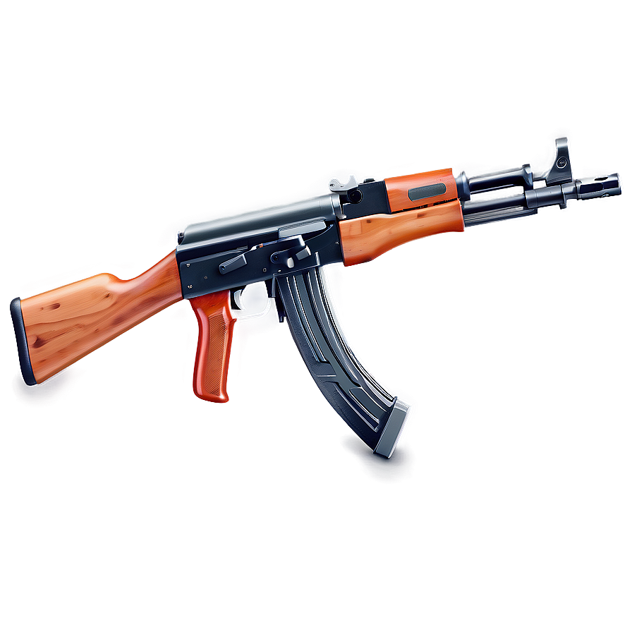 Detailed AK 47 Illustration PNG jgb5 PNG image with a transparent background, free high-resolution download