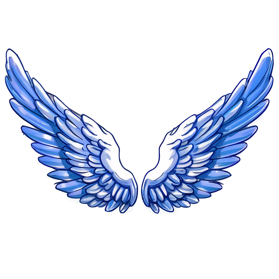 Detailed Angel Wings Sketch PNG yhj43 PNG with transparent background