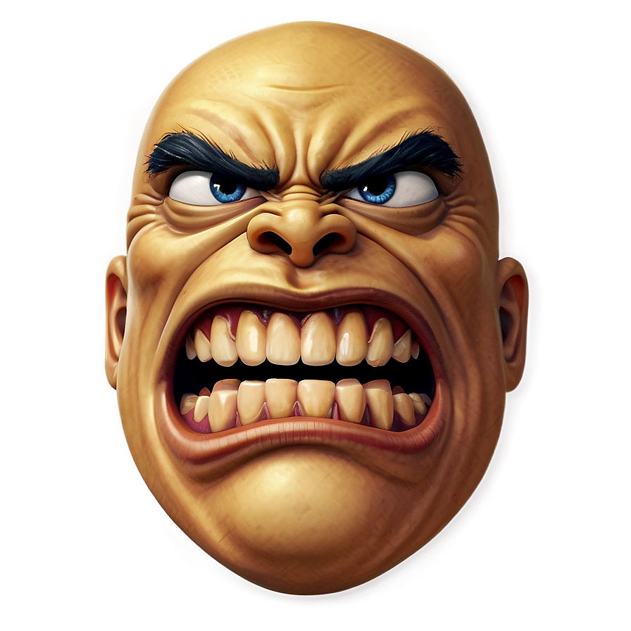 Detailed Angry Emoji Png Nkp