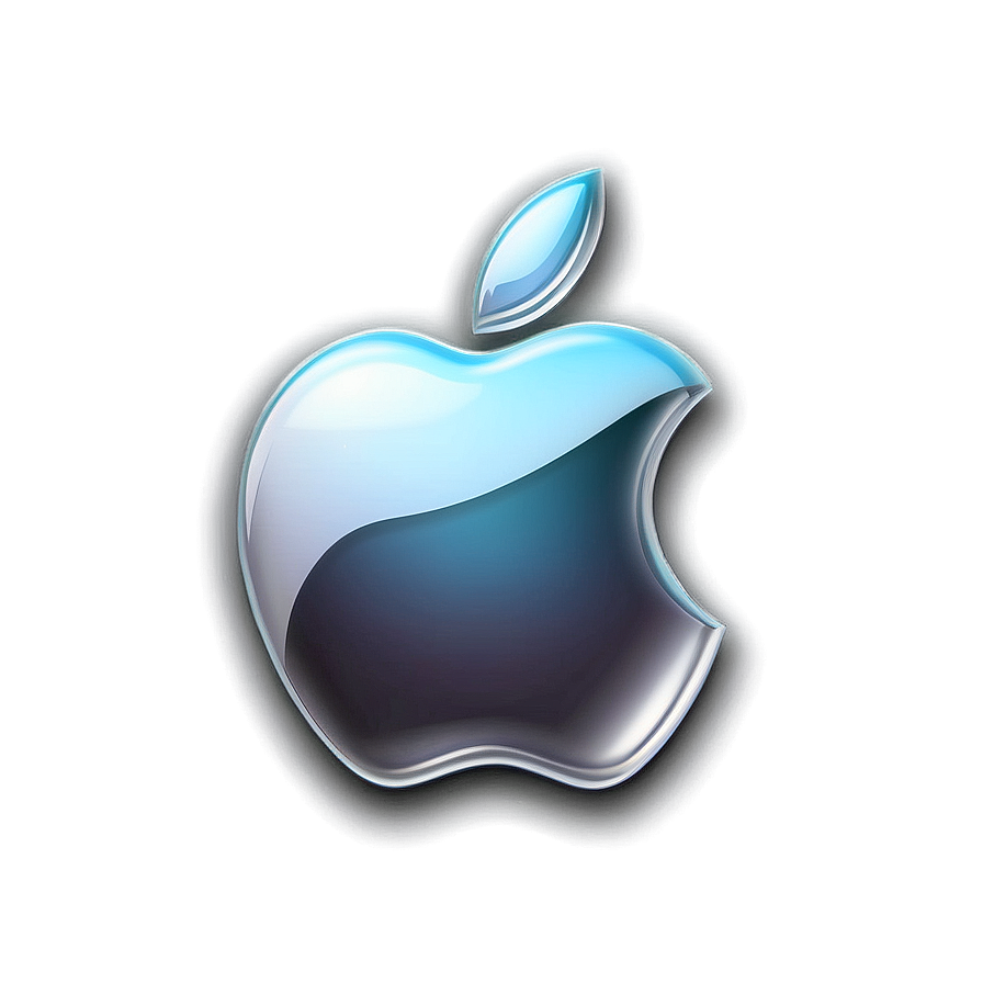 Detailed Apple Logo Rendering PNG mgx49 PNG with transparent background