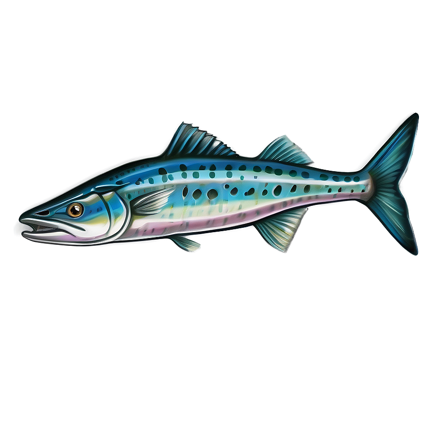 Detailed Barracuda Drawing Png Hpx71