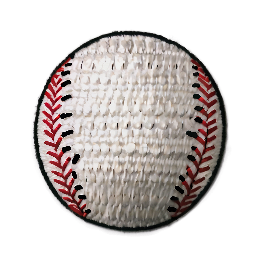 Detailed Baseball Stitching Artwork Png 20