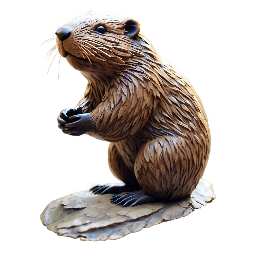 Detailed Beaver Outline Png 05242024