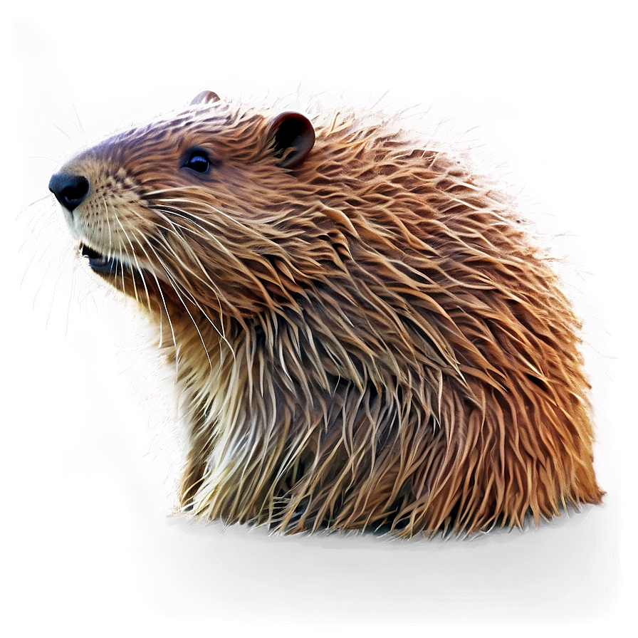 Detailed Beaver Outline Png 97