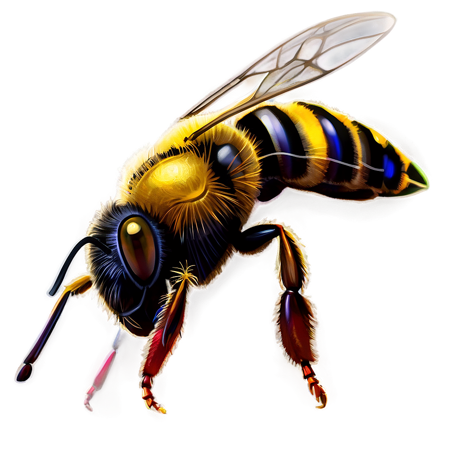 Detailed Bee Png Aol54