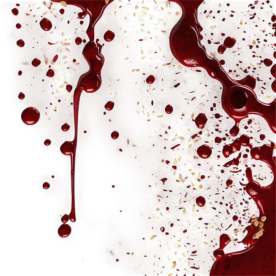 Detailed Blood Spatter Png 51