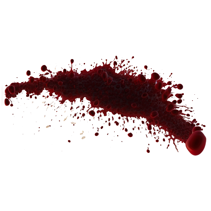 Detailed Blood Splatter PNG 04302024 PNG image with a transparent background, free high-resolution download