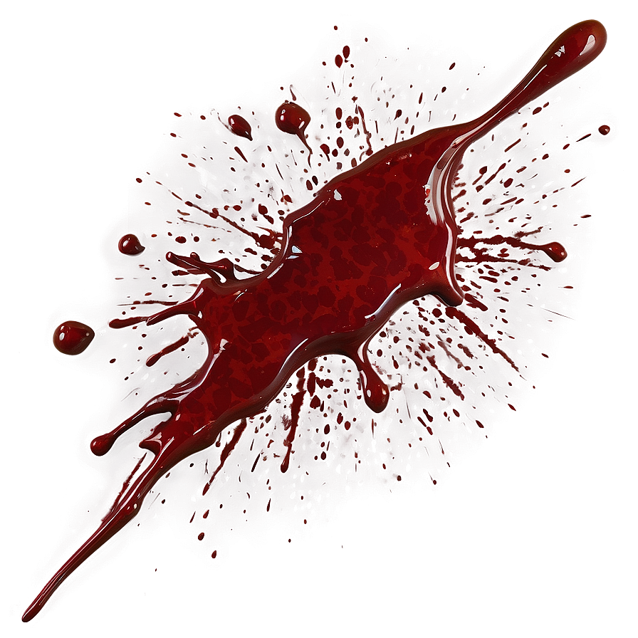 Detailed Blood Splatter PNG edr PNG image with a transparent background, free high-resolution download