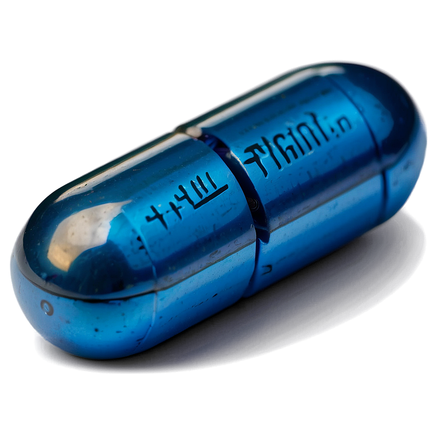 Detailed Blue Pill Png Lux