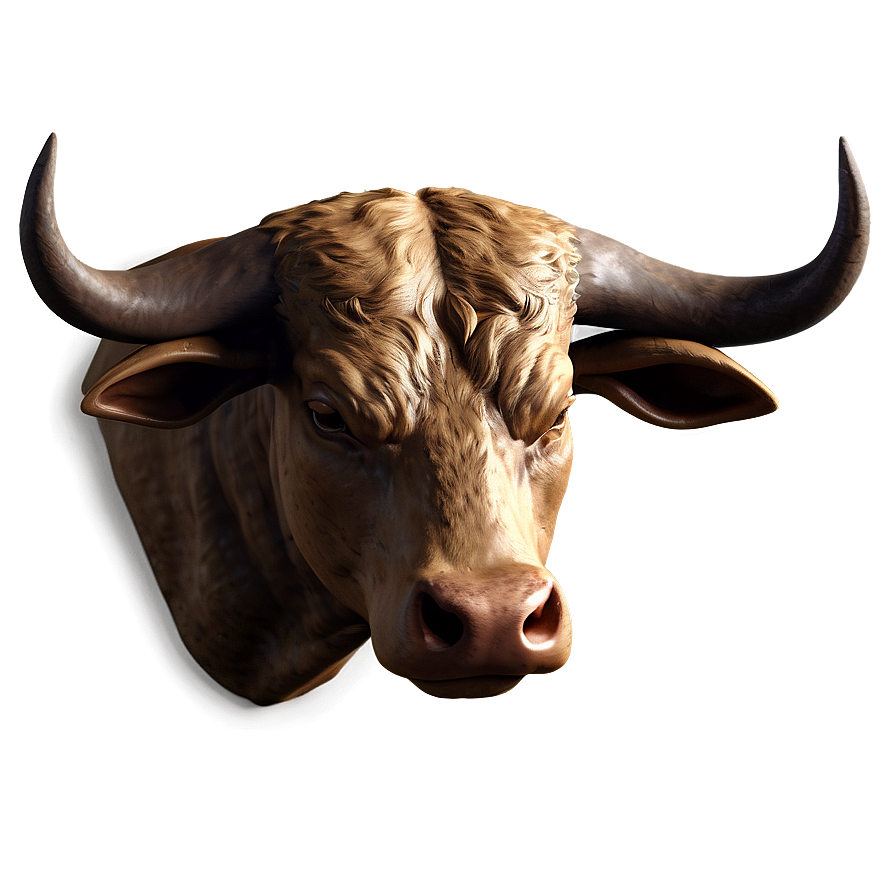 Detailed Bull Head Png 06132024