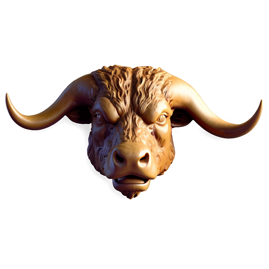 Detailed Bull Head Png Amw2