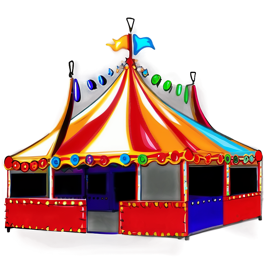 Detailed Carnival Tent Sketch Png Nqe