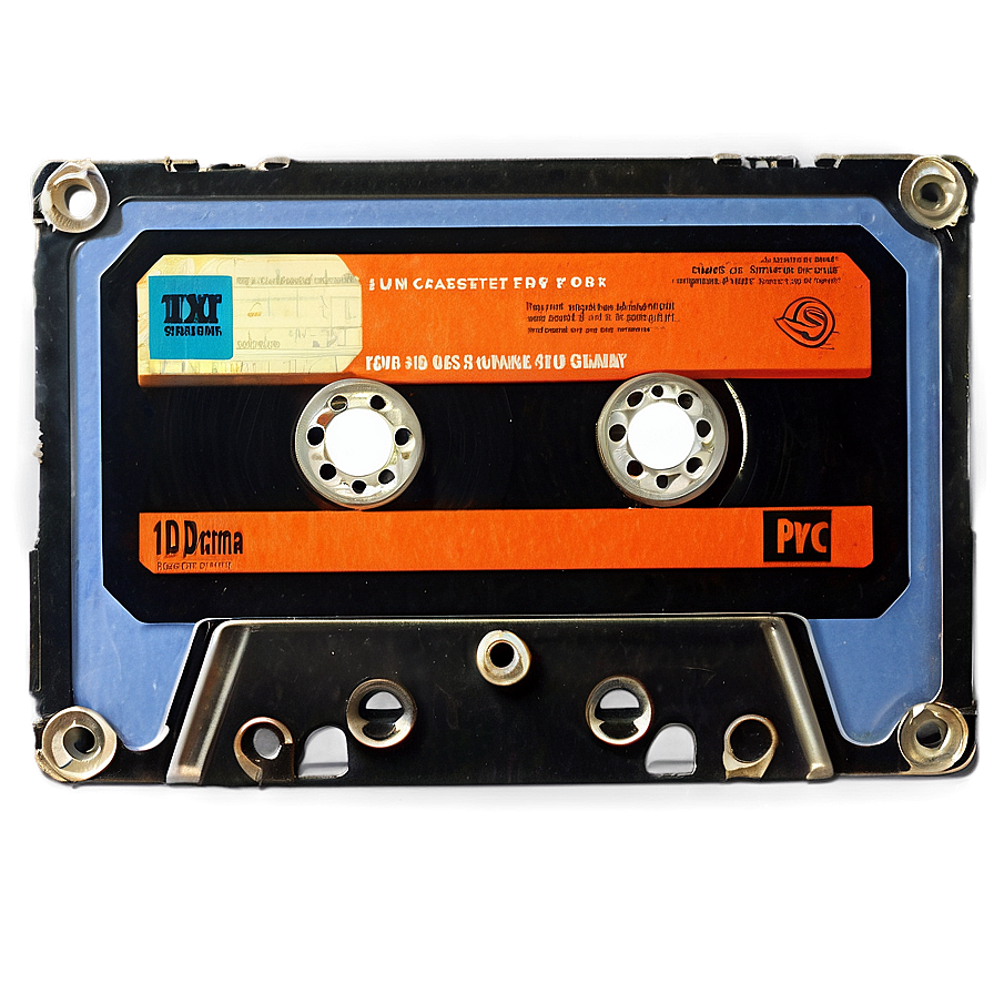 Detailed Cassette Tape Png Aan59