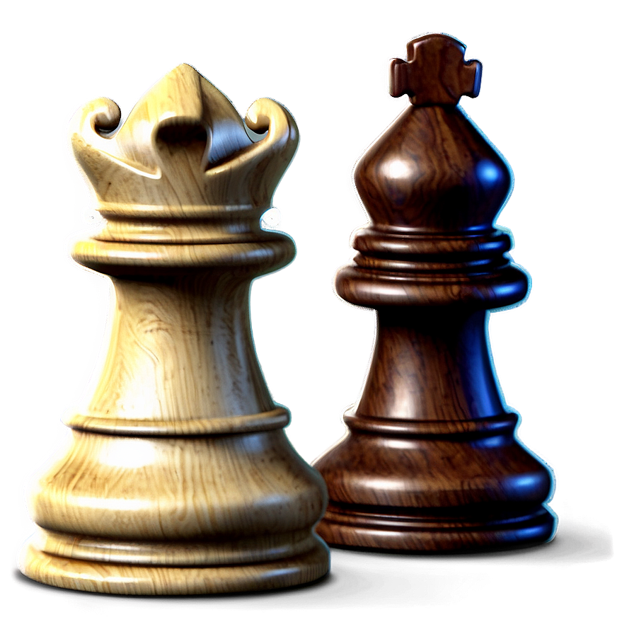 Detailed Chess Pieces Illustration Png 92