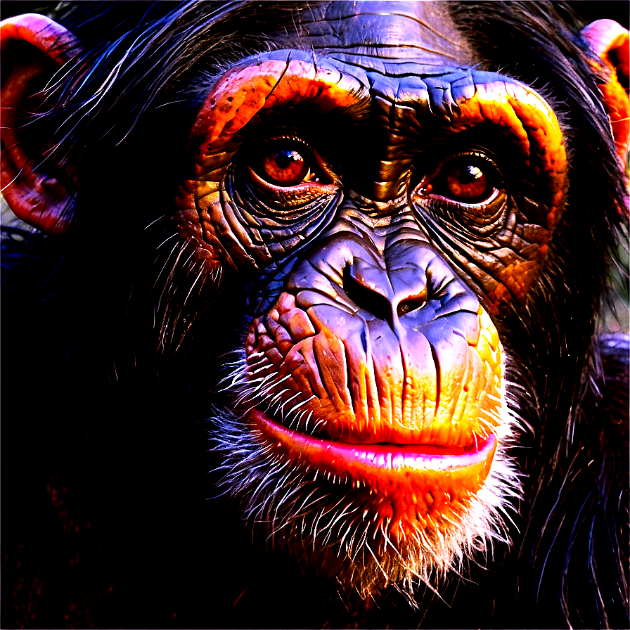 Detailed Chimpanzee Fur Texture Png 06112024